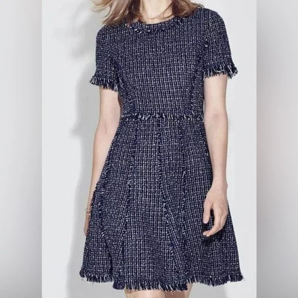 eliza j tweed fit and flare dress Eliza J | Dresses | Eliza J Tweed Fit And Flare Dress Size 8 Petit